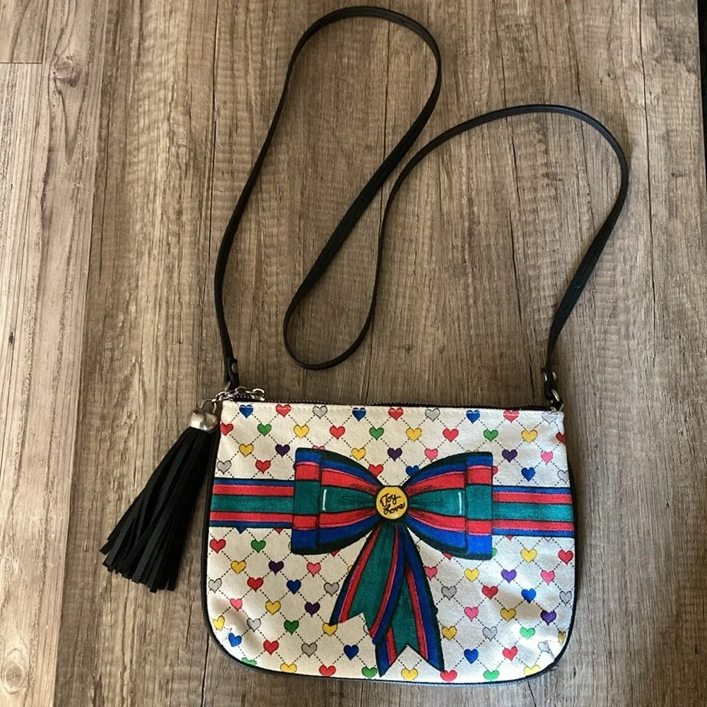 Brighton Love & Joy canvas crossbody bag - Picture 4 of 6